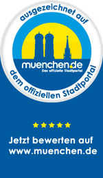 Ausgezeichnet auf muenchen.de – Jetzt bewerten